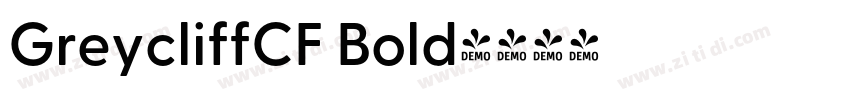 GreycliffCF Bold字体转换